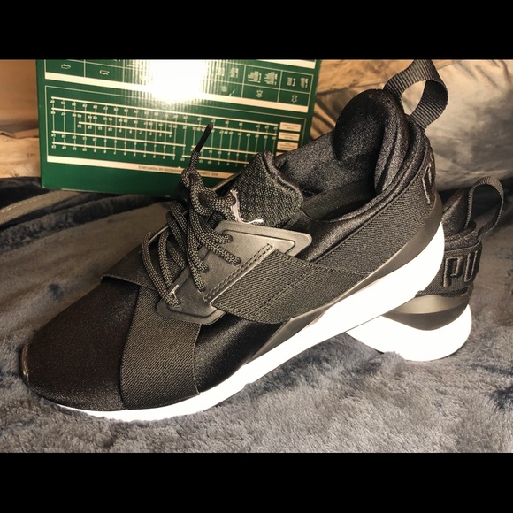 puma muse satin grey